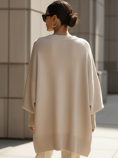 Elegant Oversized Knit Sweater