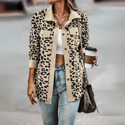 Bold Casual Leopard Jacket
