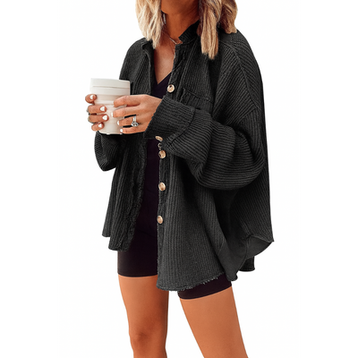 Women’s Corduroy Button-Down Jacket