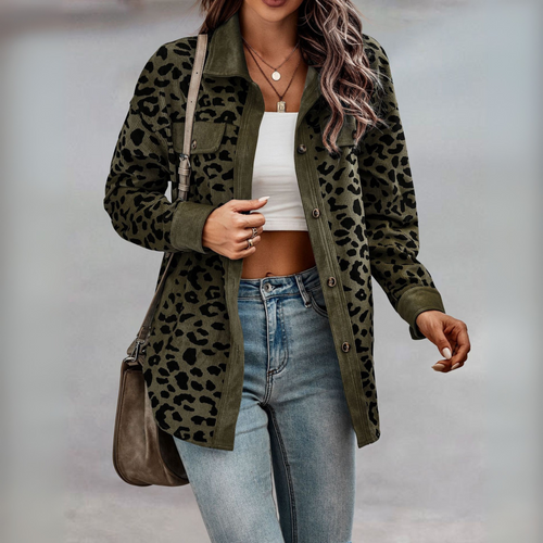 Bold Casual Leopard Jacket