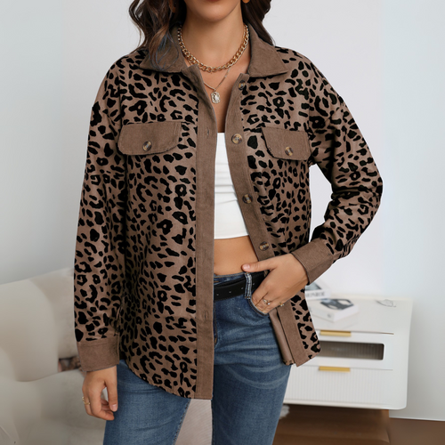 Bold Casual Leopard Jacket