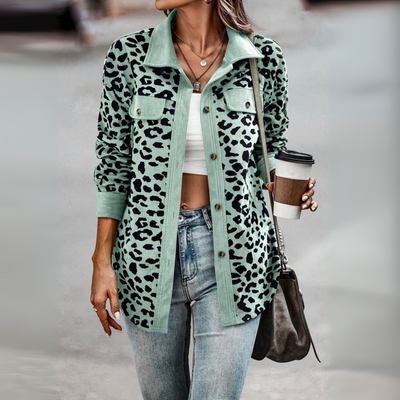 Bold Casual Leopard Jacket