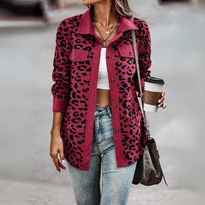 Bold Casual Leopard Jacket