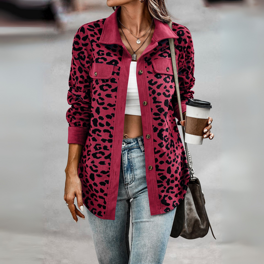 Bold Casual Leopard Jacket