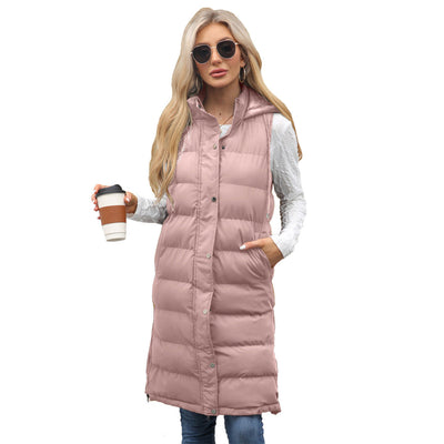 Women’s Long Hooded Vest