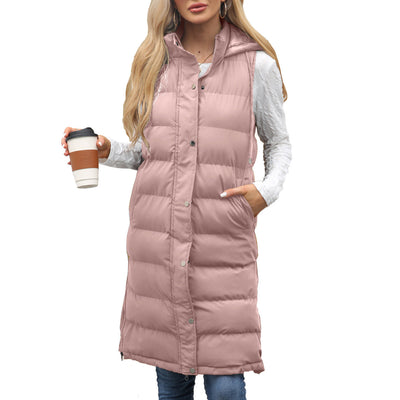 Women’s Long Hooded Vest