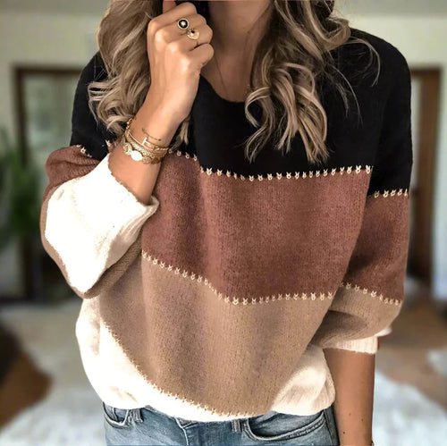 Callista – Modern Color Block Sweater