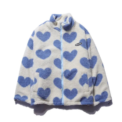 Cozy Reversible Heart Jacket
