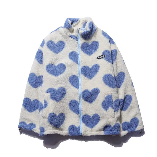 Cozy Reversible Heart Jacket