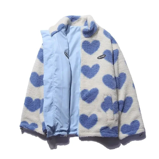 Cozy Reversible Heart Jacket