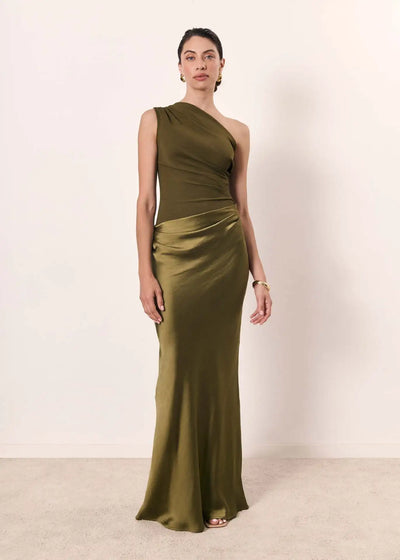 Satin Maxi Dress