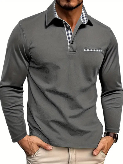 Classic Long Sleeve Polo Shirt